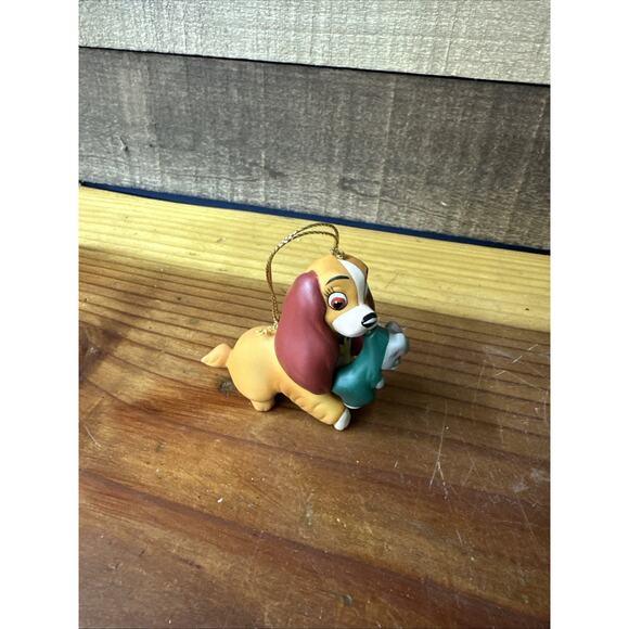 Grolier Disney Lady Porcelain Treasures Ornament In Box - Picture 2 of 5